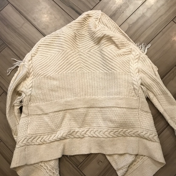 🌻 HP!🌻 H&M Kaftan Cardigan XS Cream - Picture 5 of 6